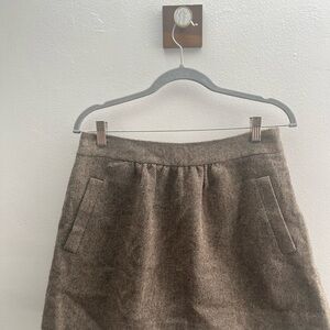 Elegant Brown Women's Skirt